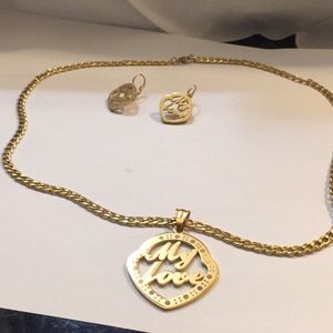 14 karat stainless steel set